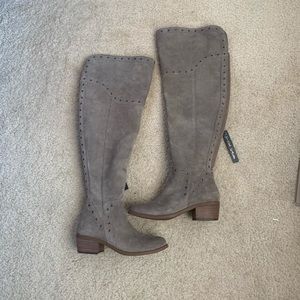 Vince Camuto over the knee boots wide calf